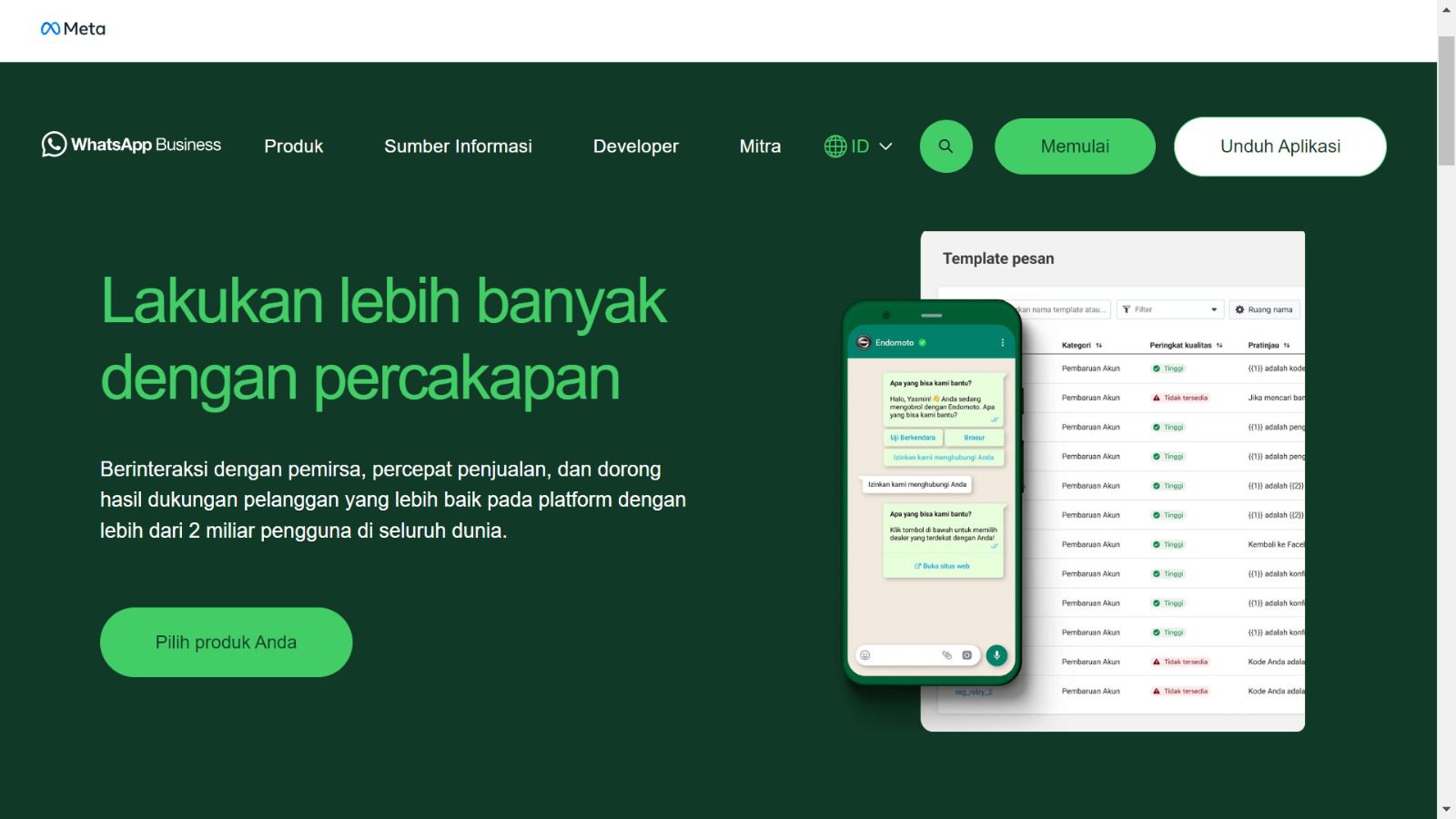 whatsapp for business