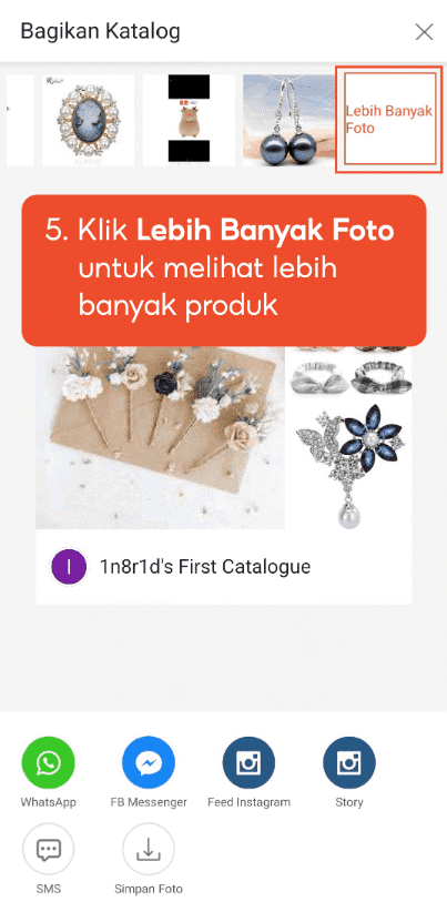 Pilih sosial media yang ingin dibagikan