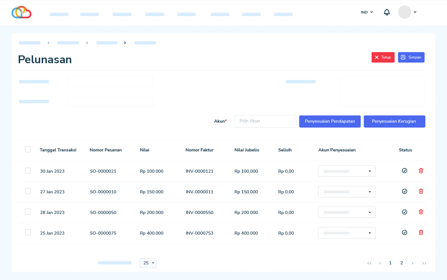 Rekonsiliasi Marketplace