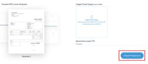 contoh template invoice