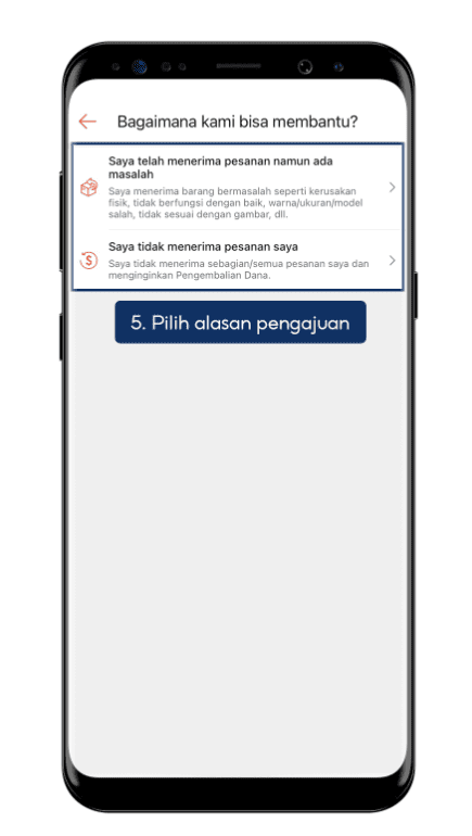 cara retur barang shopee