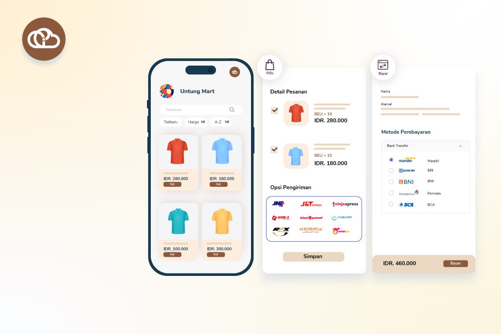 jubelio checkout page