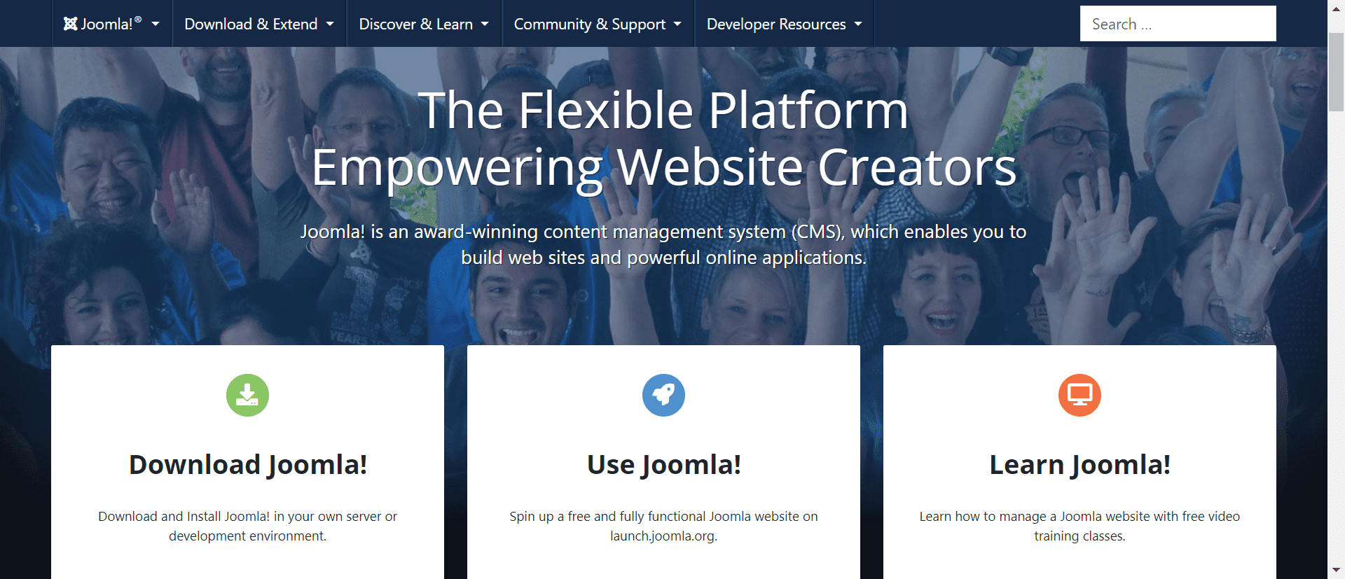 buat website gratis pakai Joomla