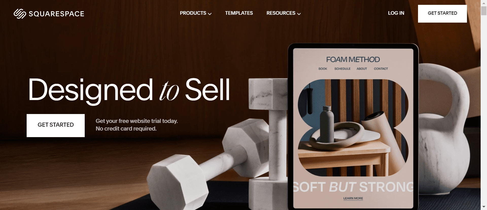 Squarespace aplikasi buat website gratis